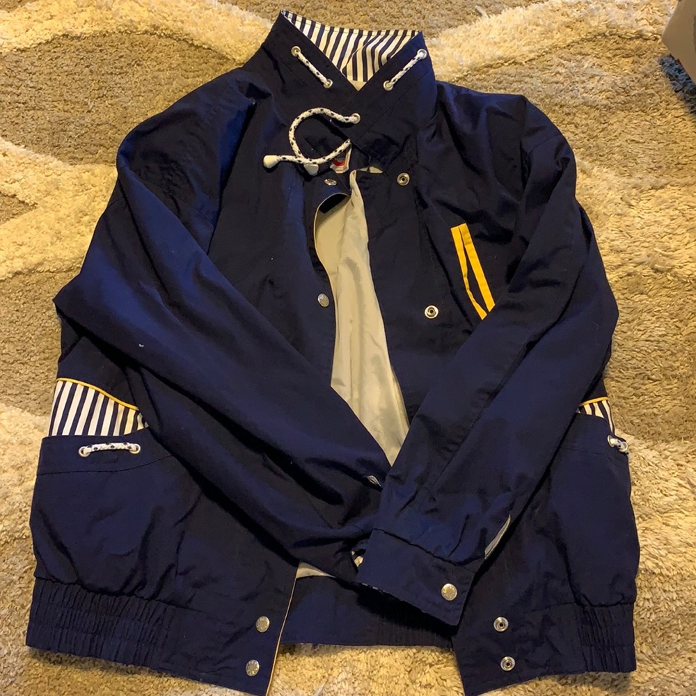 New York Girl size Medium navy blue jacket